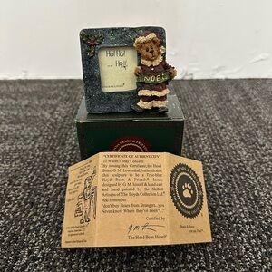 Boyds Bears Mathias Kringlebeary Frame First Noel Christmas Collection